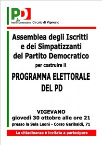 Assemblea degli iscritti Pd