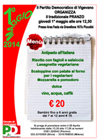 Pranzo 1° Maggio 2014